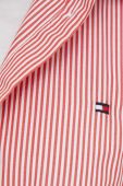 Бавовняна сорочка Tommy Hilfiger жіноча колір червоний regular класичний комір