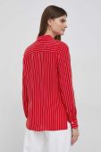 Сорочка Tommy Hilfiger жіноча колір червоний regular класичний комір