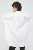 Бавовняна сорочка Tommy Jeans жіноча колір білий relaxed класичний комір (3000109)