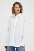 Сорочка G-Star Raw жіноча колір білий relaxed класичний комір