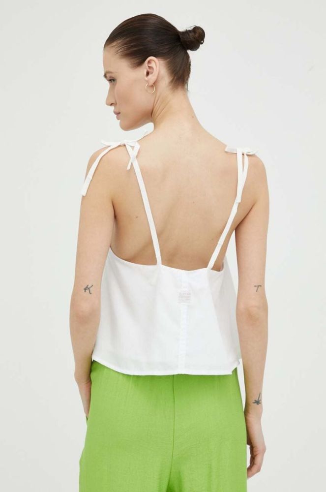 Топ G-Star Raw жіночий колір білий (3266919) фото 3