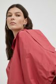 Блузка MMC STUDIO жіноча колір рожевий однотонна