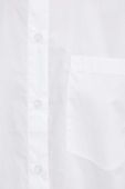 Бавовняна сорочка Remain жіноча колір білий relaxed класичний комір (3153155)