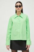 Бавовняна сорочка Miss Sixty жіноча колір зелений relaxed класичний комір