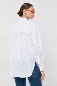 Бавовняна сорочка Karl Lagerfeld жіноча колір білий relaxed класичний комір (3098886)