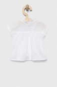 Дитяча бавовняна сорочка United Colors of Benetton колір білий (3284928)