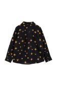 Дитяча бавовняна сорочка Mini Rodini колір чорний