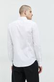 Сорочка HUGO чоловіча колір білий slim класичний комір (2890614)
