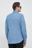 Джинсова сорочка Michael Kors чоловіча slim класичний комір колір блакитний (3044209)