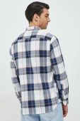 Бавовняна сорочка Tommy Hilfiger чоловіча колір синій regular комір button-down (2870564)