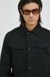 Бавовняна сорочка G-Star Raw чоловіча колір чорний regular класичний комір Бавовняна сорочка G-Star Raw чоловіча колір чорний regular класичний комір