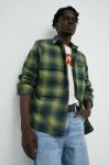 Бавовняна сорочка G-Star Raw чоловіча колір зелений relaxed класичний комір Бавовняна сорочка G-Star Raw чоловіча колір зелений relaxed класичний комір
