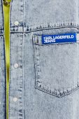 Джинсова сорочка Karl Lagerfeld Jeans чоловіча relaxed класичний комір колір блакитний (3091140)