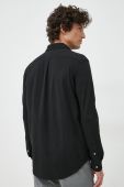 Бавовняна сорочка Polo Ralph Lauren чоловіча колір чорний regular комір button-down (2856465)