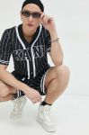 Сорочка Karl Kani колір чорний Сорочка Karl Kani колір чорний