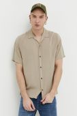 Сорочка Jack & Jones JJEJEFF чоловіча колір бежевий relaxed
