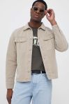 Джинсова сорочка Pepe Jeans Bailey чоловіча колір бежевий regular класичний комір Джинсова сорочка Pepe Jeans Bailey чоловіча колір бежевий regular класичний комір