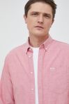Бавовняна сорочка Pepe Jeans чоловіча колір фіолетовий regular класичний комір Бавовняна сорочка Pepe Jeans чоловіча колір фіолетовий regular класичний комір