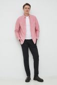Бавовняна сорочка Pepe Jeans чоловіча колір фіолетовий regular класичний комір