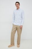 Бавовняна сорочка Pepe Jeans Lawson чоловіча regular класичний комір колір блакитний