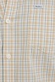 Бавовняна сорочка Pepe Jeans Lincoln чоловіча колір бежевий slim комір button-down