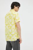 Сорочка Drykorn Bijan чоловіча колір жовтий regular з італійським коміром