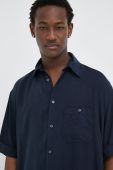 Сорочка Drykorn чоловіча колір синій relaxed класичний комір