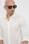 Бавовняна сорочка Emporio Armani чоловіча колір бежевий regular класичний комір (3190884) Бавовняна сорочка Emporio Armani чоловіча колір бежевий regular класичний комір (3190884)