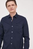 Сорочка Guess чоловіча колір синій slim класичний комір (3181109)