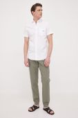 Сорочка Guess чоловіча колір білий slim класичний комір (3181119)