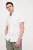 Сорочка Guess чоловіча колір білий slim класичний комір (3181119)