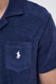 Сорочка Polo Ralph Lauren чоловіча колір синій regular класичний комір