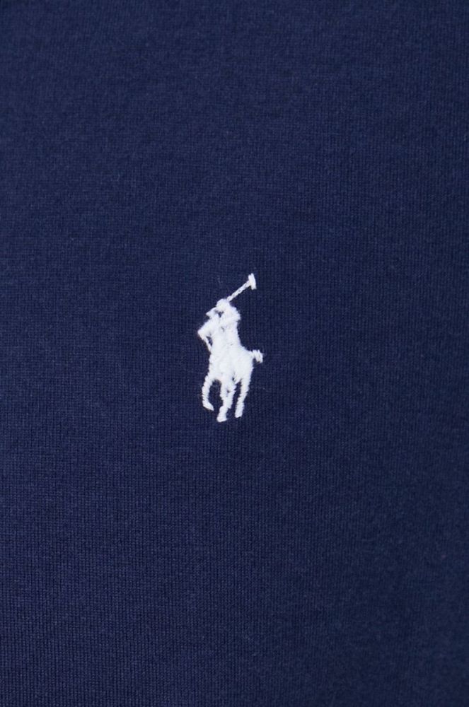Бавовняна сорочка Polo Ralph Lauren чоловіча колір синій regular класичний комір (2978477) фото 2