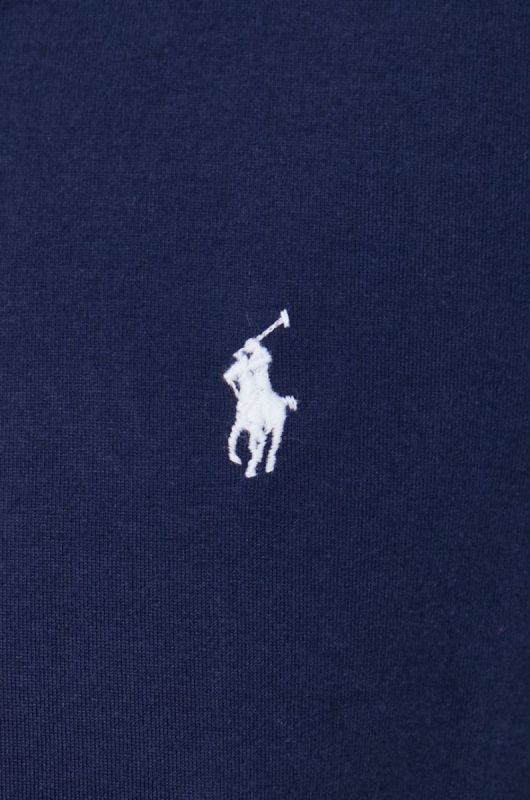 Бавовняна сорочка Polo Ralph Lauren чоловіча колір синій regular класичний комір (2978477) фото 2