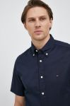 Бавовняна сорочка Tommy Hilfiger чоловіча колір синій regular комір button-down (3052001) Бавовняна сорочка Tommy Hilfiger чоловіча колір синій regular комір button-down (3052001)