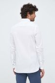 Бавовняна сорочка Tommy Hilfiger чоловіча колір білий slim комір button-down (3112498)