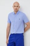 Бавовняна сорочка Polo Ralph Lauren чоловіча regular комір button-down колір блакитний (2965024) Бавовняна сорочка Polo Ralph Lauren чоловіча regular комір button-down колір блакитний (2965024)