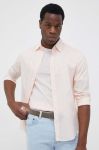 Бавовняна сорочка United Colors of Benetton чоловіча колір рожевий regular класичний комір (3300167) Бавовняна сорочка United Colors of Benetton чоловіча колір рожевий regular класичний комір (3300167)