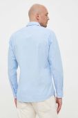 Бавовняна сорочка BOSS BOSS ORANGE чоловіча regular класичний комір колір блакитний (3249788)
