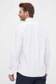 Бавовняна сорочка BOSS BOSS ORANGE чоловіча колір білий regular з італійським коміром