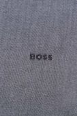 Бавовняна сорочка BOSS BOSS ORANGE чоловіча колір сірий regular з італійським коміром