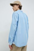 Бавовняна сорочка Lee чоловіча regular класичний комір колір блакитний (2960875)