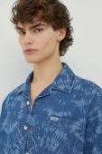 Джинсова сорочка Wrangler чоловіча relaxed колір блакитний