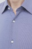 Сорочка BOSS чоловіча колір синій slim класичний комір (3116653)