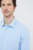 Сорочка BOSS чоловіча slim з італійським коміром колір блакитний (3122688)