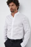 Бавовняна сорочка Armani Exchange чоловіча колір білий slim класичний комір (3139986) Бавовняна сорочка Armani Exchange чоловіча колір білий slim класичний комір (3139986)