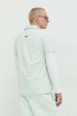 Сорочка з домішкою льону Tommy Jeans колір зелений regular