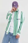 Бавовняна сорочка Tommy Jeans чоловіча колір зелений relaxed класичний комір (3091321) Бавовняна сорочка Tommy Jeans чоловіча колір зелений relaxed класичний комір (3091321)