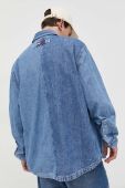 Джинсова сорочка Tommy Jeans чоловіча relaxed класичний комір колір блакитний (3091344)