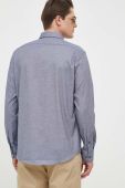 Сорочка BOSS чоловіча колір синій regular класичний комір (3218357)